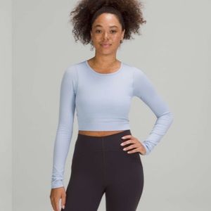 Lululemon Ebb to Street long sleeve size 6 color BLEN Rare comp sold $150